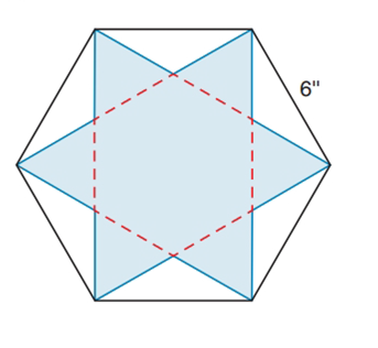 Chapter 8.3, Problem 40E, The length of each side of a regular hexagon measures 6in. Find the area of the inscribed regular 