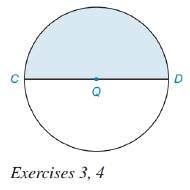 Chapter 8.5, Problem 4E, For the semicircular region of Exercise 3, the length of the radius is r. a Find an expression for 