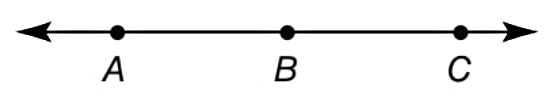 Chapter P.1, Problem 7E, Let A, B, and C lie on a straight line as shown near Exercise 8. Classify these claims as true or 