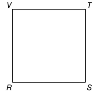 Chapter 1.2, Problem 21E, Consider the square at the right, RSTV. It has four right angles and four sides of the same length. 
