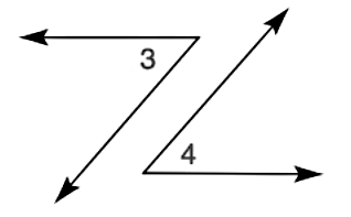 Chapter 1.2, Problem 26E, The sides of the pair of angles are parallel. Are 3 and 4 congruent? 