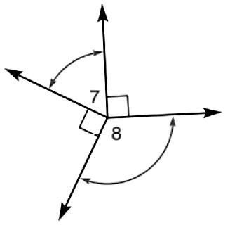 Chapter P.3, Problem 28E, The sides of the pair of angles are perpendicular. Are 7 and 8 congruent? 