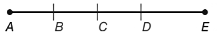 Chapter 1.2, Problem 45E, A compass was used to mark off three congruent segment, AB, BC, and CD. Thus, AD has been trisected 