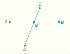 Chapter P.CT, Problem 20CT, In the figure shown, CD bisects AB at point M so that AM=MB. Is it correct to conclude that CM=MD? 