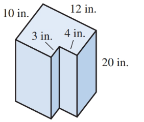 Chapter 1, Problem 8T, Find the volume of the figure in Illustration 2. ILLUSTRATION 2 