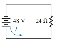 Chapter 1.1, Problem 60E, Using Ohms law, find the current I in amps (A) in each electric circuit (see Example 9): 