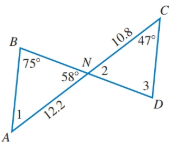 Chapter 12.1, Problem 28E, Given ABCD in Illustration 13, find the measure of a. angle 1, b. angle 2, c. angle 3. ILLUSTRATION 