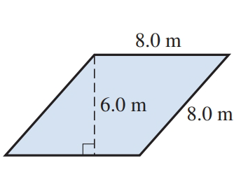 Chapter 12.2, Problem 3E, Find the perimeter and the area of each quadrilateral: 