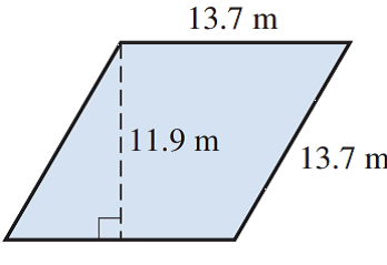Chapter 12.2, Problem 8E, Find the perimeter and the area of each quadrilateral: 