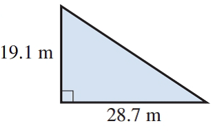 Chapter 12.3, Problem 36E, Find the area and perimeter of each triangle: 