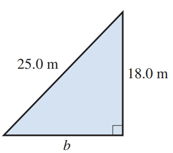 Chapter 12.3, Problem 8E, Find the length of the missing side in each triangle: 