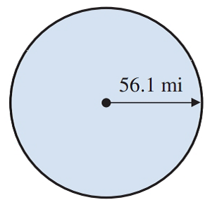 Chapter 12.5, Problem 2E, Find the rules for working with measurements. Find a. the circumference and b. the area of each 