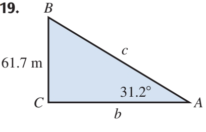 Chapter 13, Problem 19R, Solve each right triangle: 