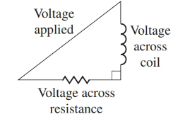 Chapter 13.5, Problem 19E, Use the right triangle in Illustration 13: a. Find the voltage applied if the voltage across the 