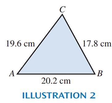 Chapter 14, Problem 7T, Find angle C in Illustration 2. ILLUSTRATION 2 