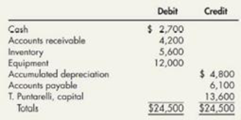 Chapter 3, Problem 15E, (Appendix 3.1) Cash-Basis Accounting Puntarelli Contracting keep its accounting records on a cash 