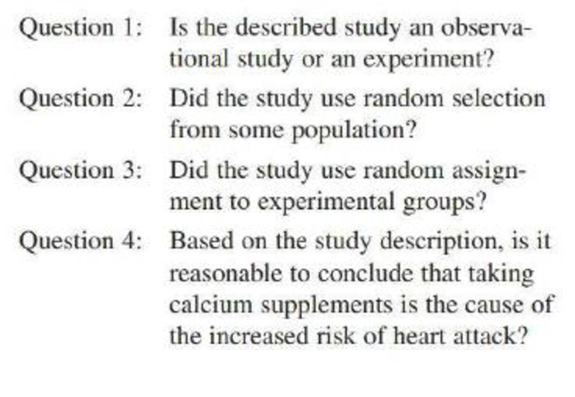 Chapter 2, Problem 64CR, The article Rethinking Calcium Supplements (US Airways Magazine, October 2010) describes a study , example  1