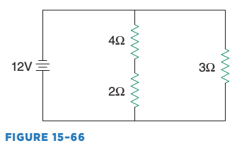 Chapter 15, Problem 3ASRQ, While discussing the circuit shown in Figure 15-66: Technician A says that the total resistance of 