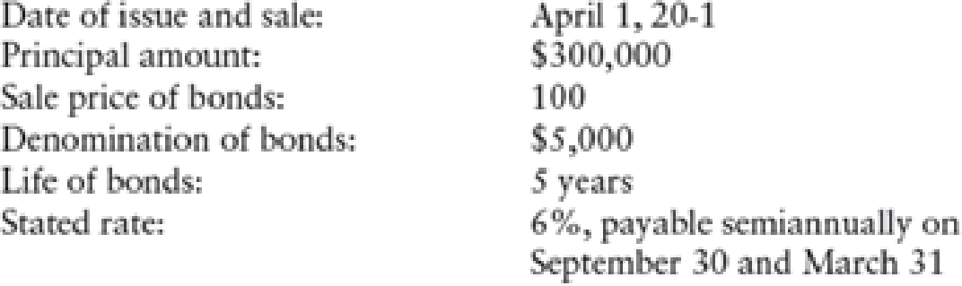 Chapter 22, Problem 8SPA, BONDS ISSUED AT FACE VALUE Ito Co. issued the following bonds REQUIRED Prepare <x-custom-btb-me data-me-id='2618' class='microExplainerHighlight'>journal entries</x-custom-btb-me> for: 