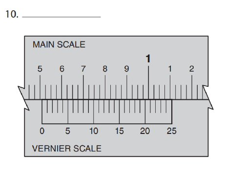 Chapter 31, Problem 10A, Read the decimal-inch vernier caliper measurements the settings in Exercises 7 through 14 