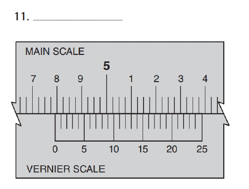 Chapter 31, Problem 11A, Read the decimal-inch vernier caliper measurements the settings in Exercises 7 through 14 