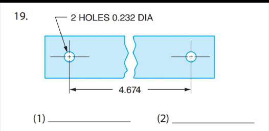 Chapter 31, Problem 19A, The distance between the centers of two holes can be checked with a vernier caliper. The position of , example  2
