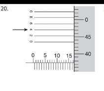 Chapter 35, Problem 20A, Read the settings of these metric vernier micrometer scales graduated in 0.002 mm. In each case the 