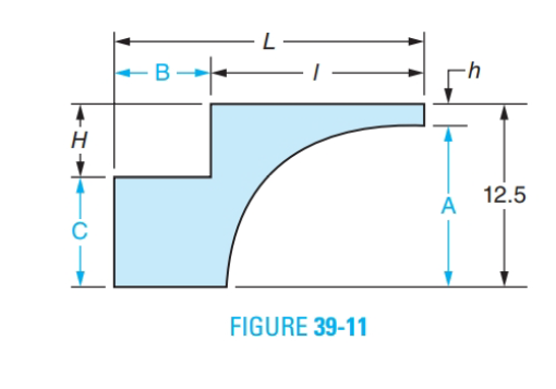 Chapter 39, Problem 16A, What are the lengths of the following dimensions in Figure 39-11? Alldimensions are in millimeters. 