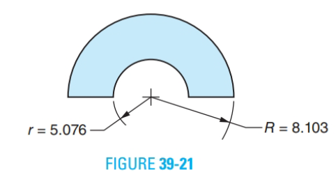 Chapter 39, Problem 31A, For Exercises 23 through 34, round the answers to 1 decimal place. 31. All dimensions are in inches. 