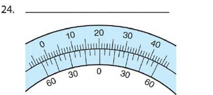 Chapter 51, Problem 24A, Write the values of the settings on the following varnier protractor scales. 