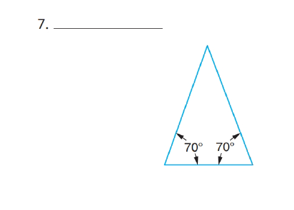 Chapter 53, Problem 7A, Identify each of the triangles 7 through 14 as scalene, isosceles, equilateral, or right. 