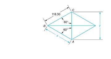 Chapter 52, Problem 19A, All dimensions are in millimeters. a. Find x. b. Find y. 