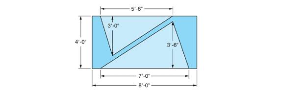 Chapter 58, Problem 28A, Solve these exercises. Two triangular pieces are sheared from the aluminum sheet shown. After the 