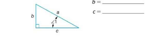 Chapter 66, Problem 11A, With reference to 1, name each of the sides of the following triangles as opposite, adjacent, or 
