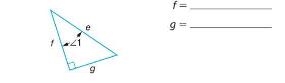 Chapter 66, Problem 14A, With reference to 1, name each of the sides of the following triangles as opposite, adjacent, or 