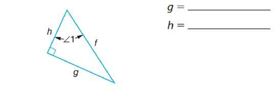 Chapter 66, Problem 22A, With reference to 1, name each of the sides of the following triangles as opposite, adjacent, or 