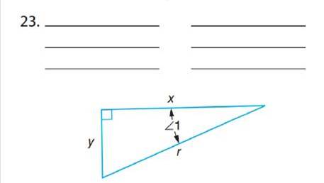 Chapter 66, Problem 23A, The sides of each of the following right triangles are labeled with different letters. State the 