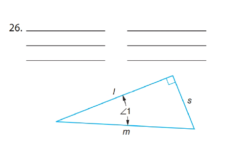 Chapter 66, Problem 26A, The sides of each of the following right triangles are labeled with different letters. State the 
