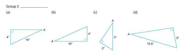 Chapter 64, Problem 29A, Three groups of triangles are given here. Each group consists of four triangles. Within each group, , example  2