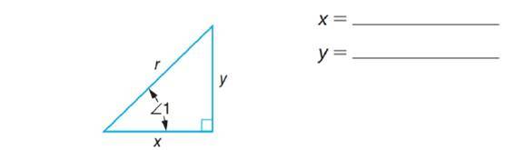 Chapter 66, Problem 7A, With reference to 1, name each of the sides of the following triangles as opposite, adjacent, or 