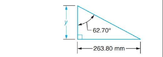 Chapter 68, Problem 23A, Solve the following exercises. Compute the sides to 3 decimal places in triangles dimensioned in 