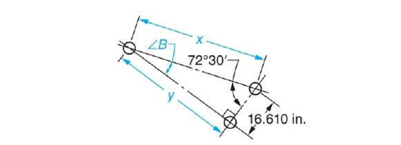 Chapter 68, Problem 31A, Solve the following exercises. For triangles dimensioned in customary units, compute the sides to 3 