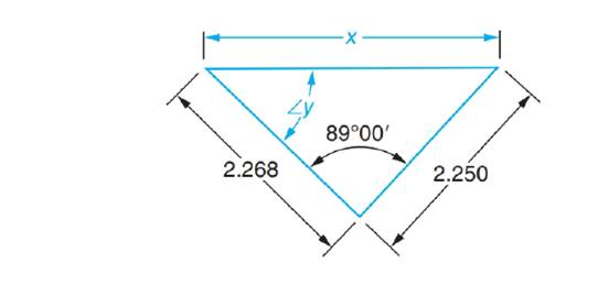 Chapter 72, Problem 34A, Solve the following exercises using a combination of the Law of Cosines and the Law of Sines. All 