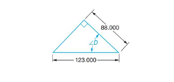 Chapter 73, Problem 28AR, Solve the following exercises. Compute angles to the nearer minute in triangles with customary unit 