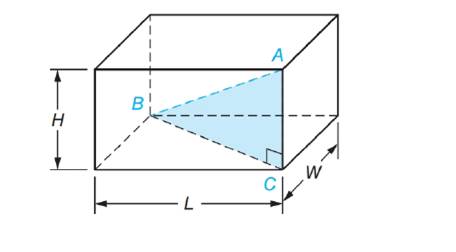 Chapter 72, Problem 11A, In each of the following exercises a diagonal is shown within a rectangular solid a. Compute the 