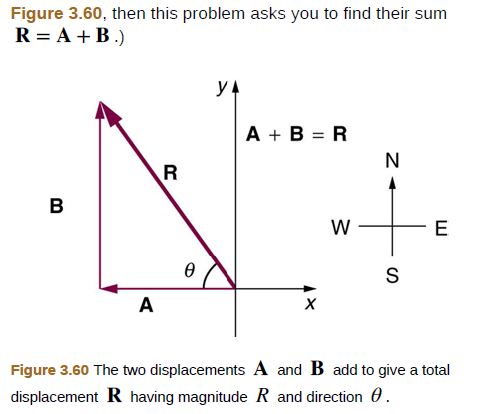 Chapter 3, Problem 16PE, Solve the following problem using analytical techniques: Suppose you walk 18.0 m straight west and 