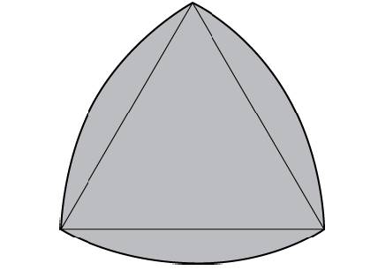 Chapter 5.2, Problem 120E, [T] The Reuleaux triangle consists of an equilateral triangle and three regions, each of them 