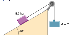 Chapter 10, Problem 75P, What hanging mass must be placed on the cord to keep the pulley from rotating (see the following 