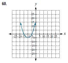 Chapter 3, Problem 60RE, For the following exercises, analyze the graph and determine whether the graphed function is even, 