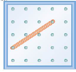 Chapter 11, Problem 316RE, In the following exercises, find the slope modeled on each geoboard. 